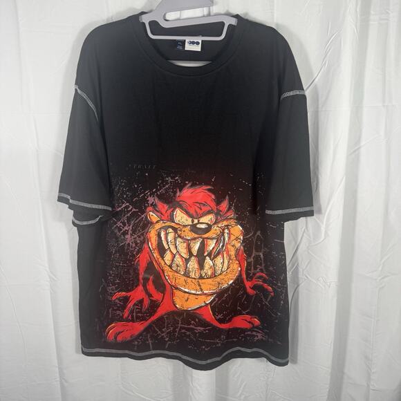 Tasmanian Devil Looney Tunes tshirt vintage Taz graphic tee retro cartoon Y2K - Picture 1 of 4